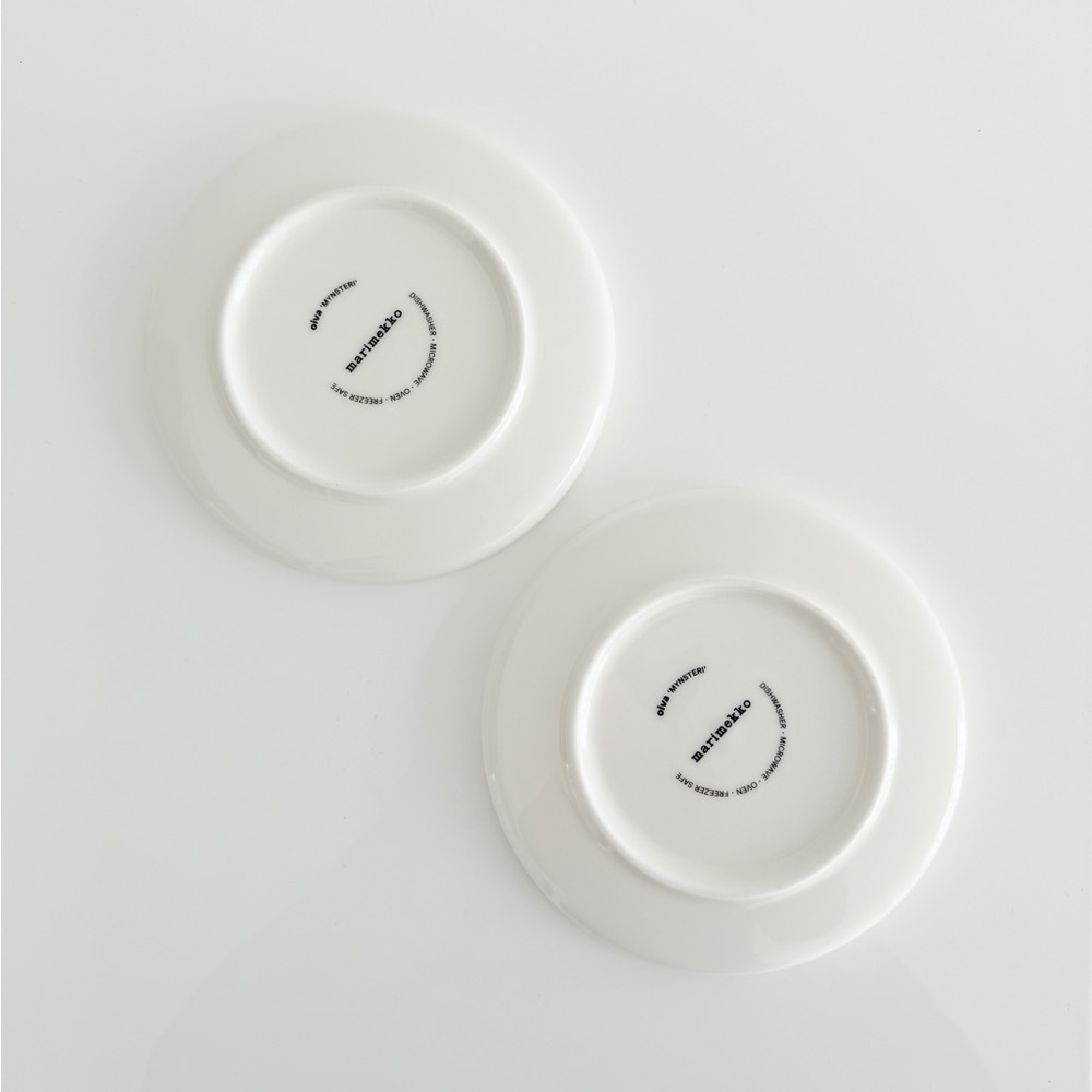 Marimekko Mynsteri Oiva Plates - Set of 2 - Picture 2 of 2